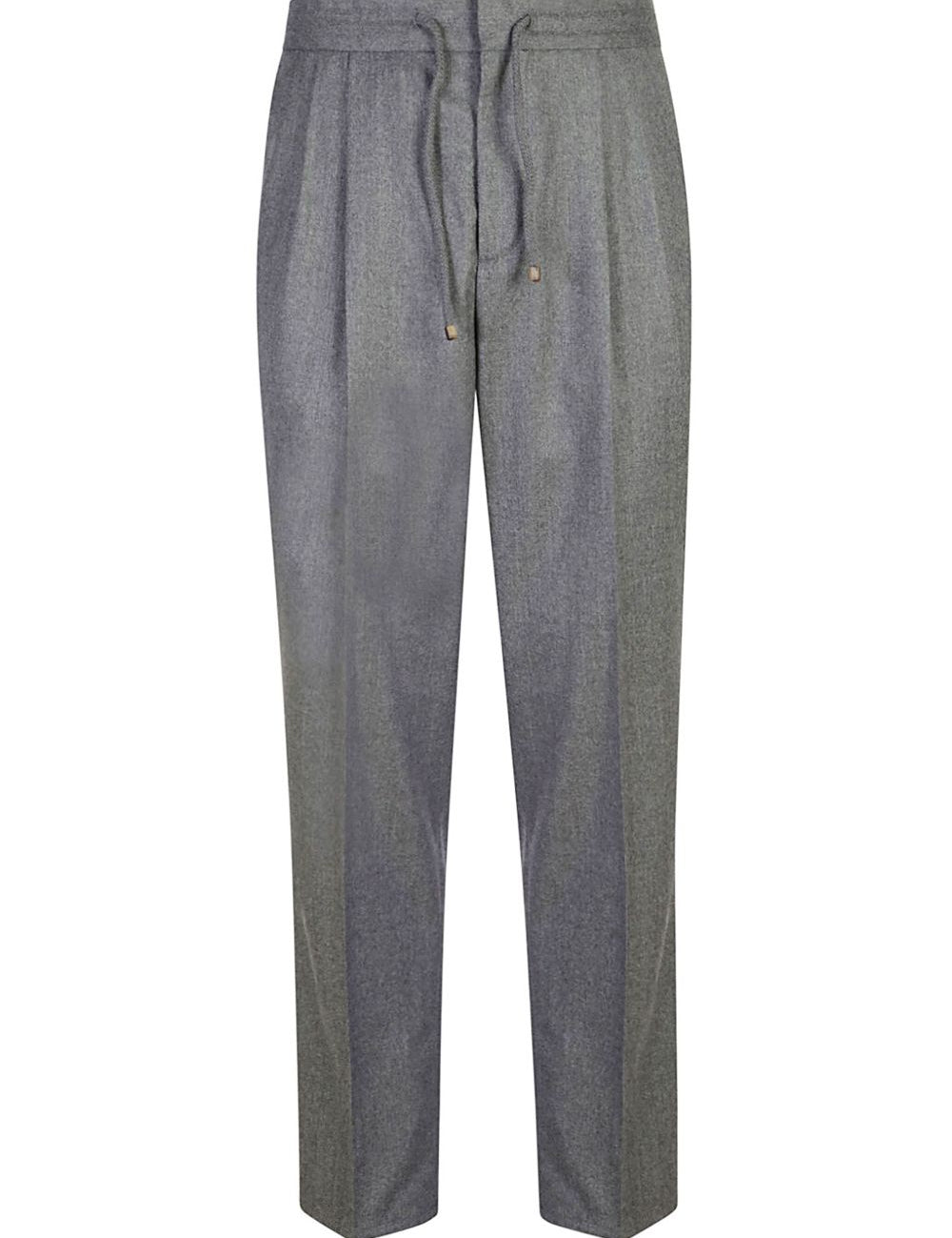 Pantaloni con coulisse in nero Brunello cucinelli - uomo 