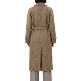 Cappotto in chevron di lana vergine Sparkling 