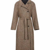 Cappotto in chevron di lana vergine Sparkling 