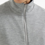 Giacca reversibile con logo in blu e grigio brunello cucinelli - uomo 