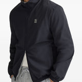 Giacca reversibile con logo in blu e grigio brunello cucinelli - uomo 
