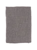 Sequined scarf with frayed edges in grey