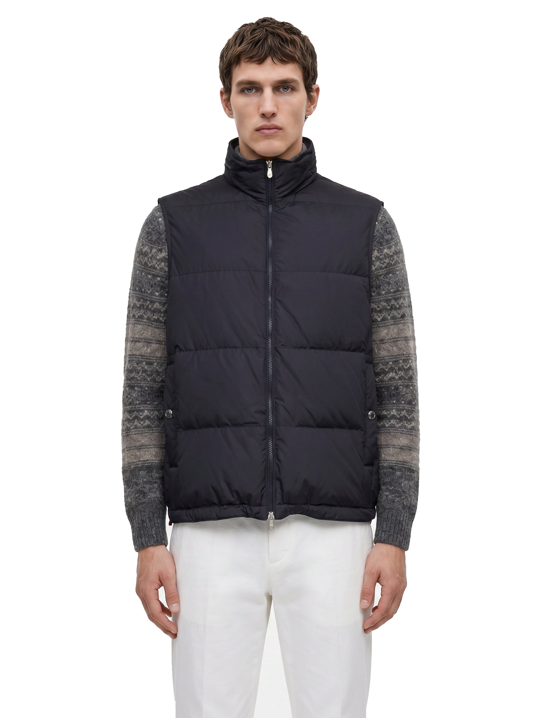 Gilet imbottito in blu 