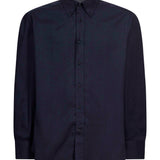 Camicia a maniche lunghe in blu 