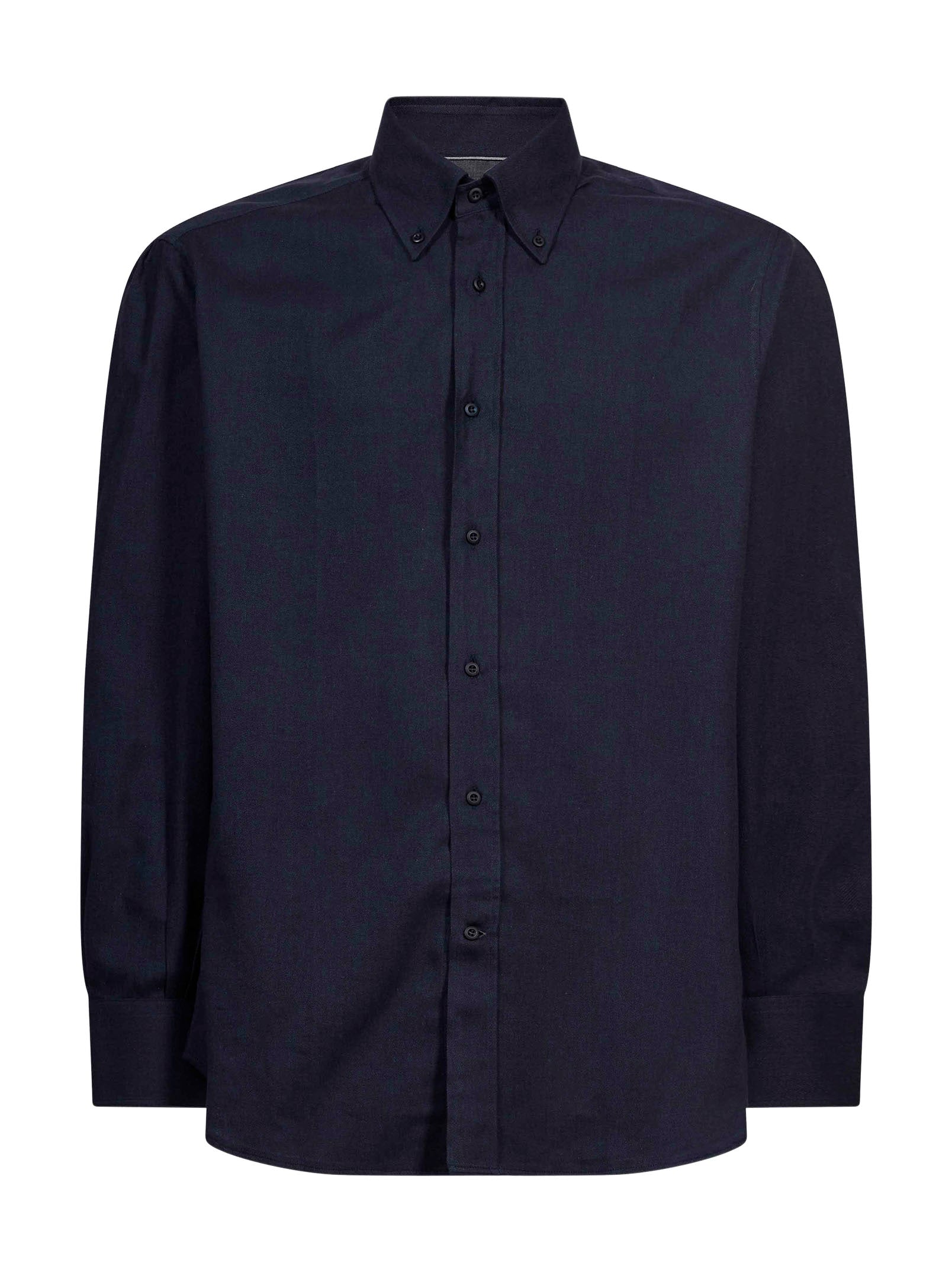 Camicia a maniche lunghe in blu 