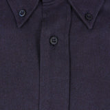Camicia a maniche lunghe in blu 