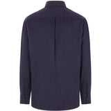 Camicia a maniche lunghe in blu 