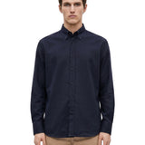 Camicia a maniche lunghe in blu 