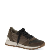 Sneakers in suede marrone 
