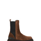 Stivaletti chelsey in marrone 