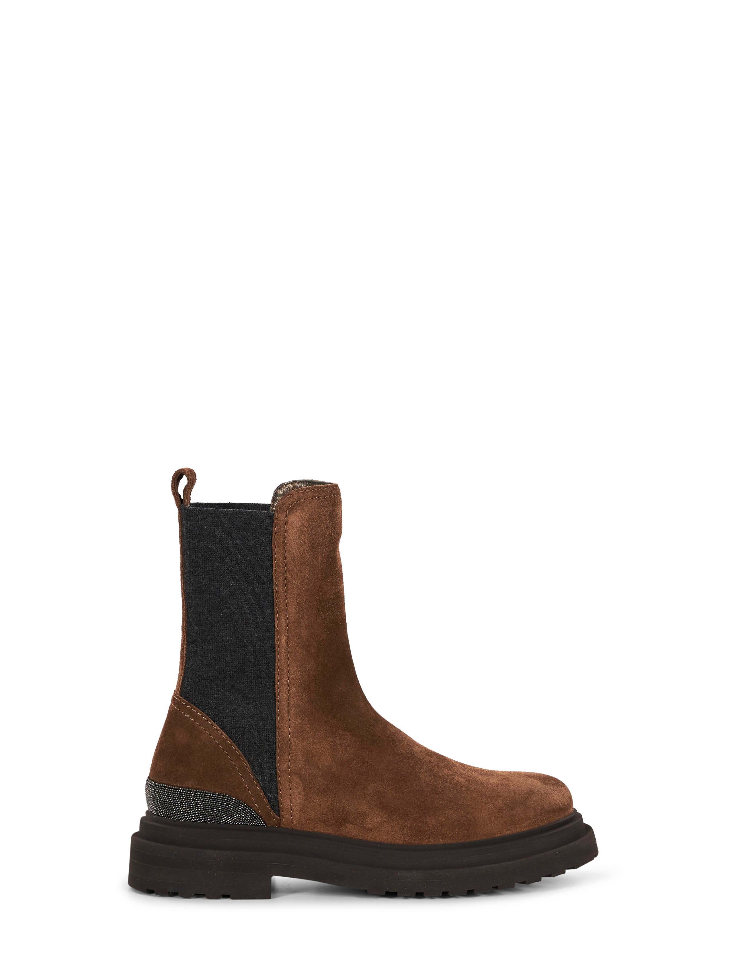 Stivaletti chelsey in marrone 