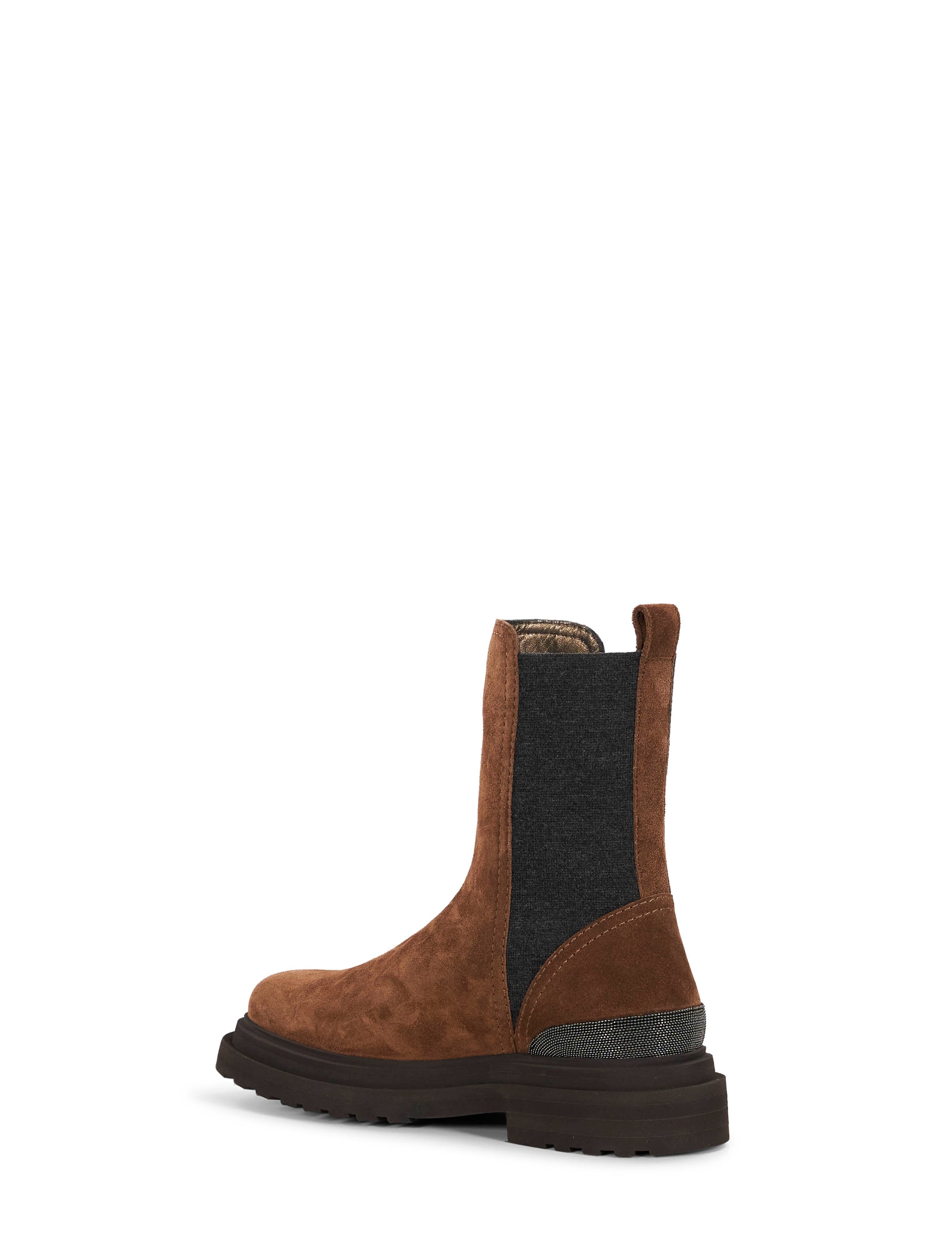 Stivaletti chelsey in marrone 
