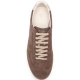Sneakers in pelle scamosciata beige brunello cucinelli - uomo 