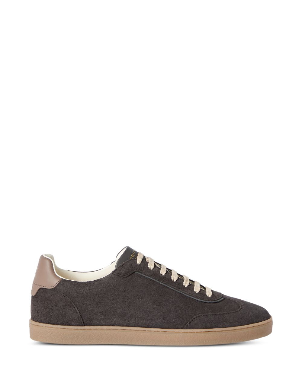 Sneakers  in camoscio in nero Brunello cucinelli - uomo 