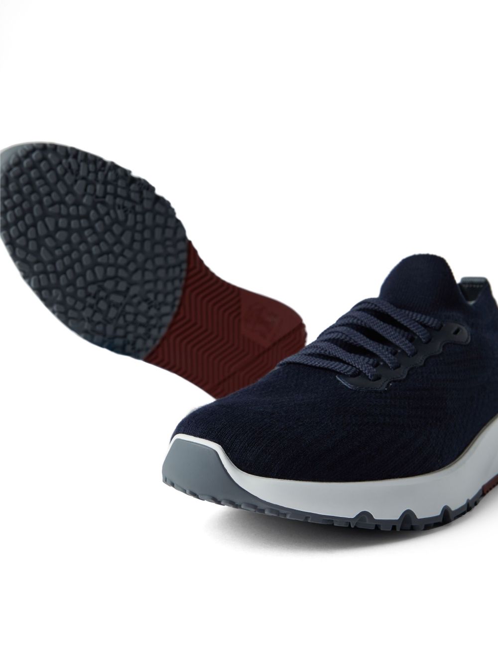 Sneakers basse in blu Brunello cucinelli - uomo 