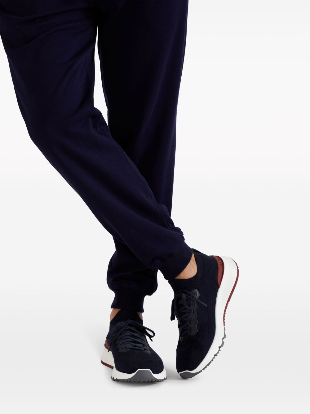 Sneakers basse in blu Brunello cucinelli - uomo 