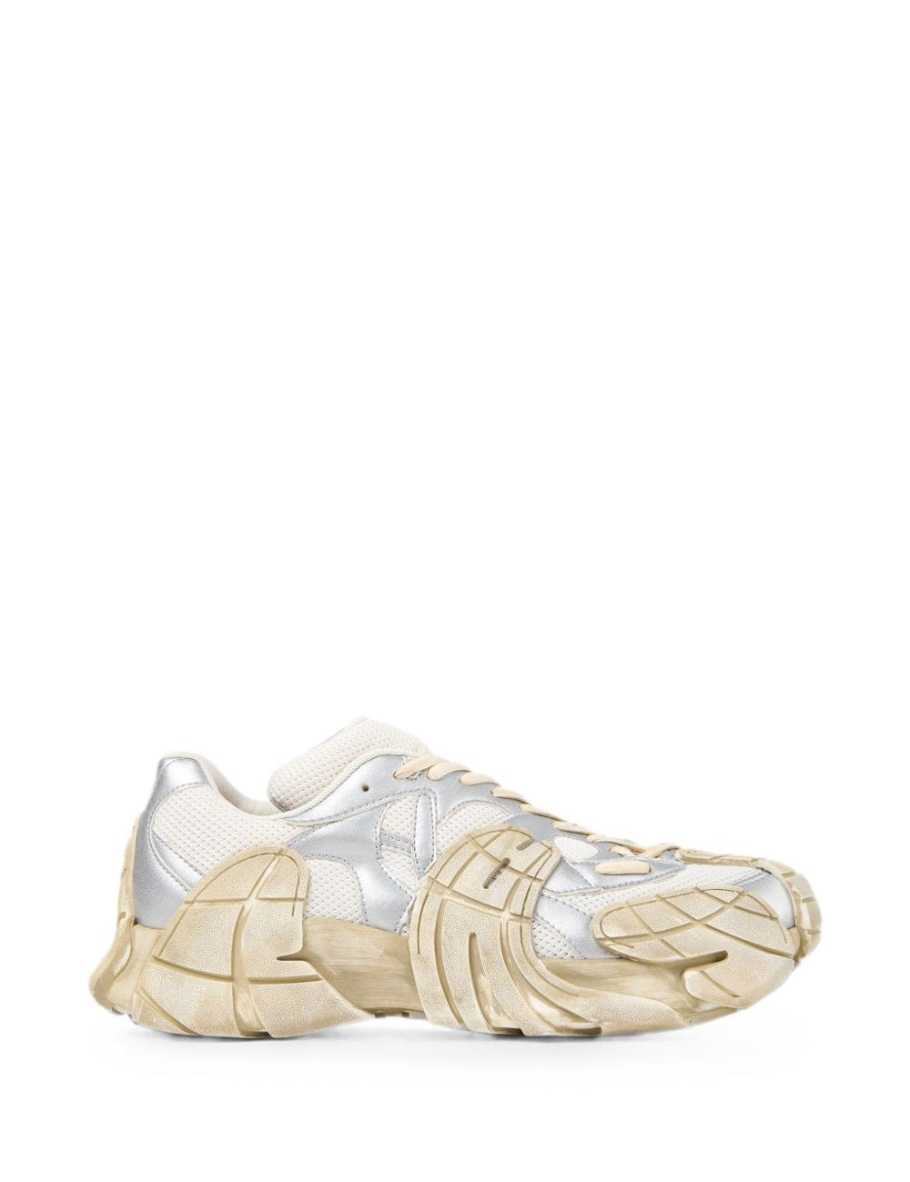 Sneakers Messer in avorio 