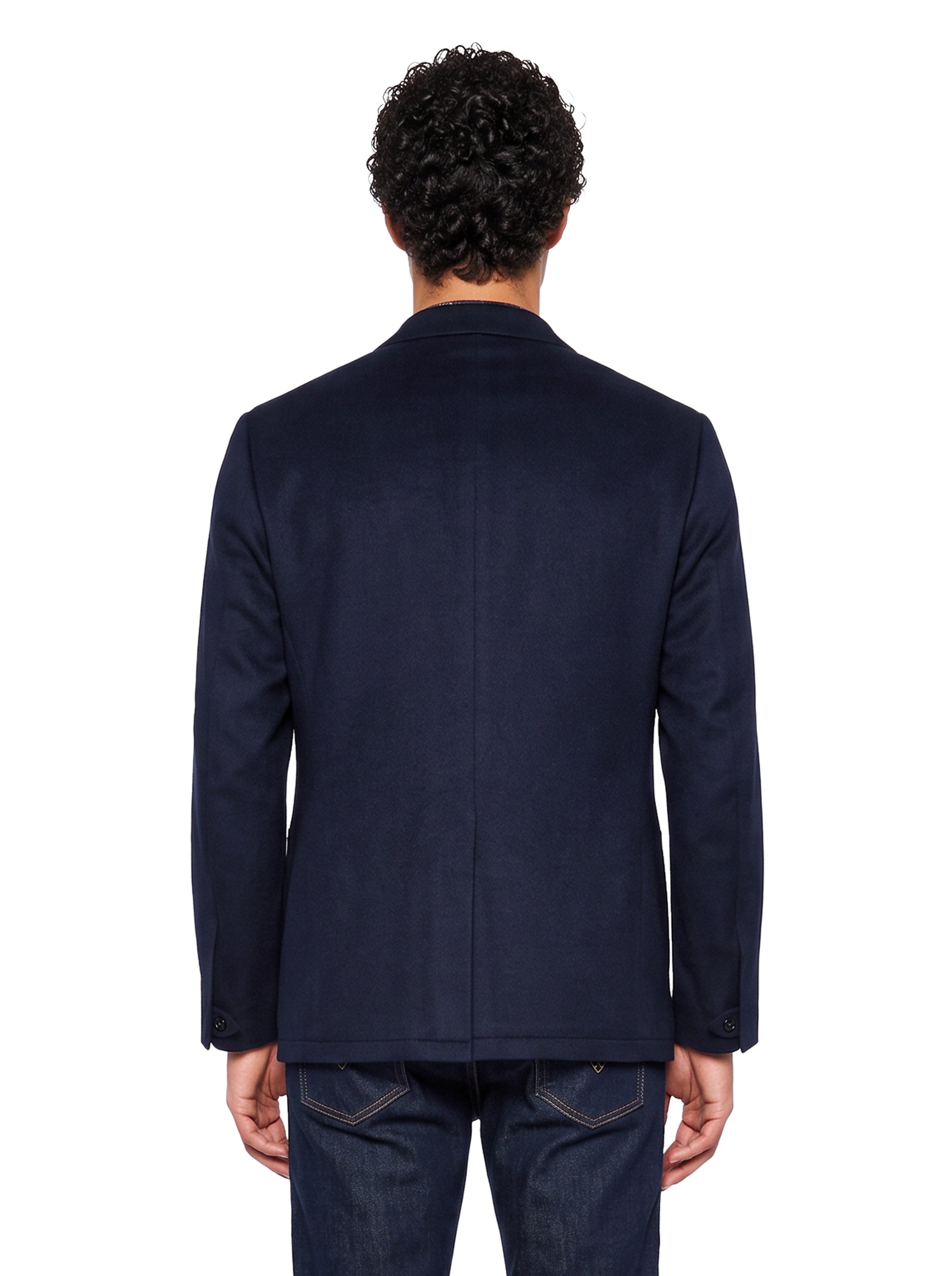 Giacca monopetto in blu 
