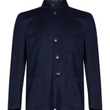 Giacca monopetto in blu 