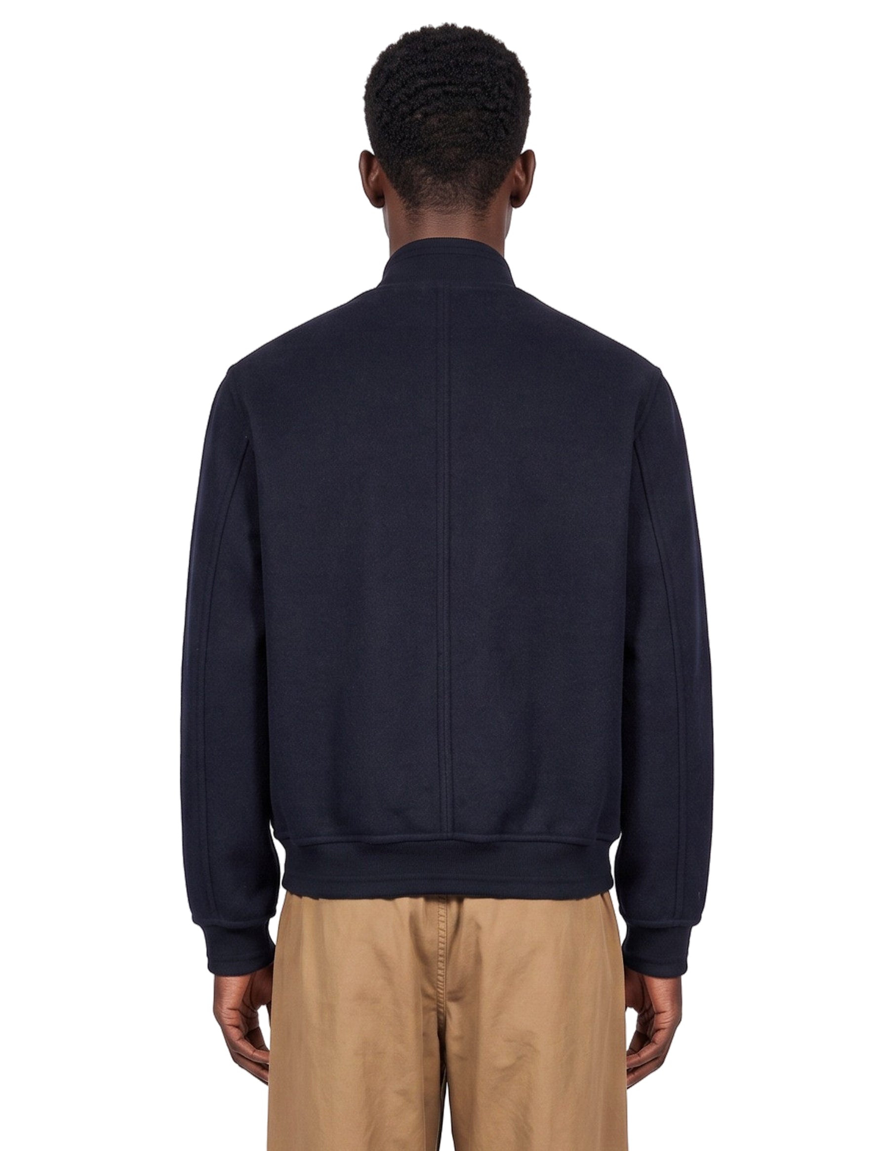 Bomber reversibile in blu 