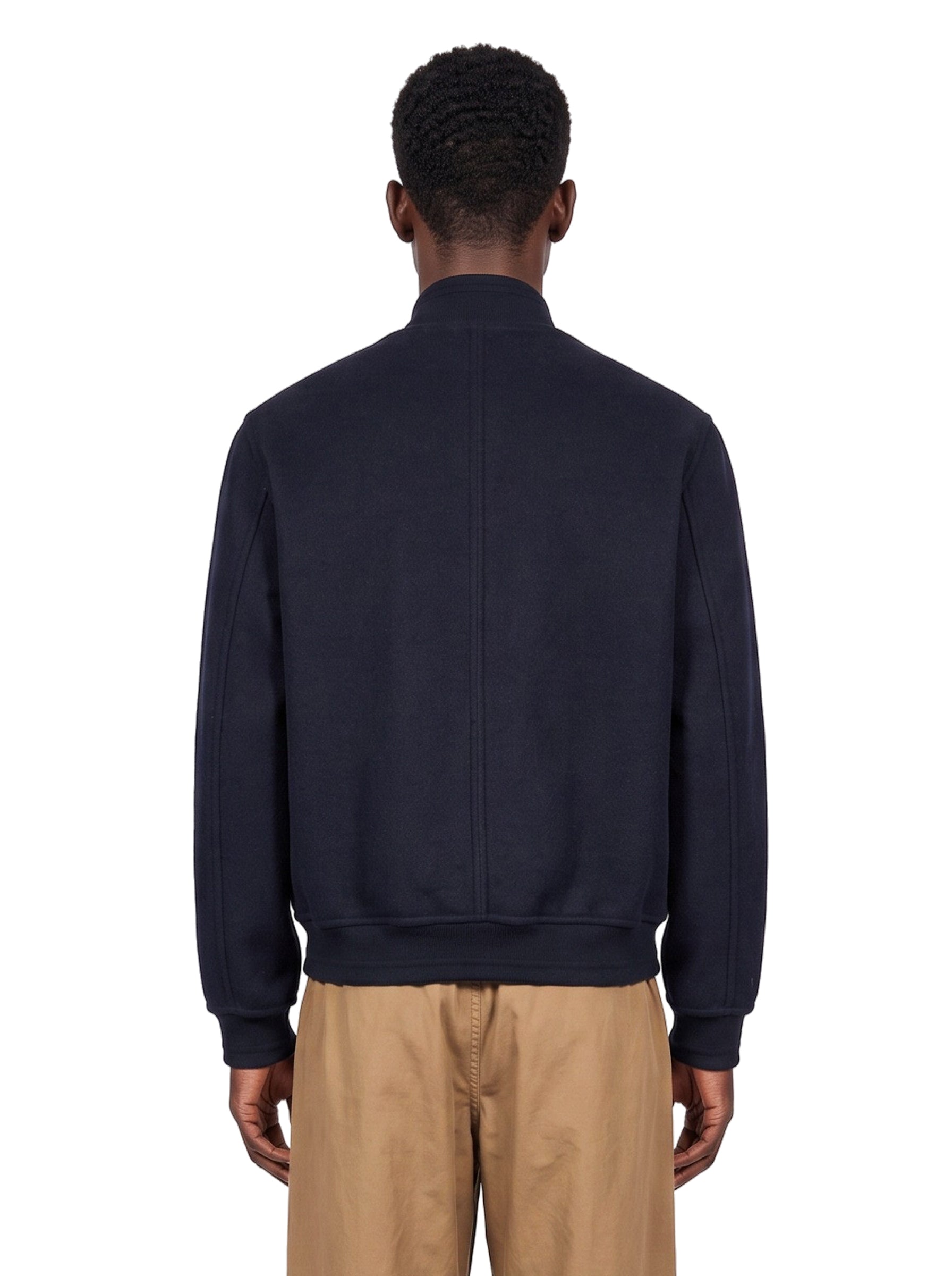 Bomber reversibile in blu 