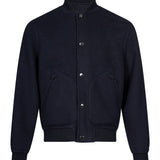 Bomber reversibile in blu 