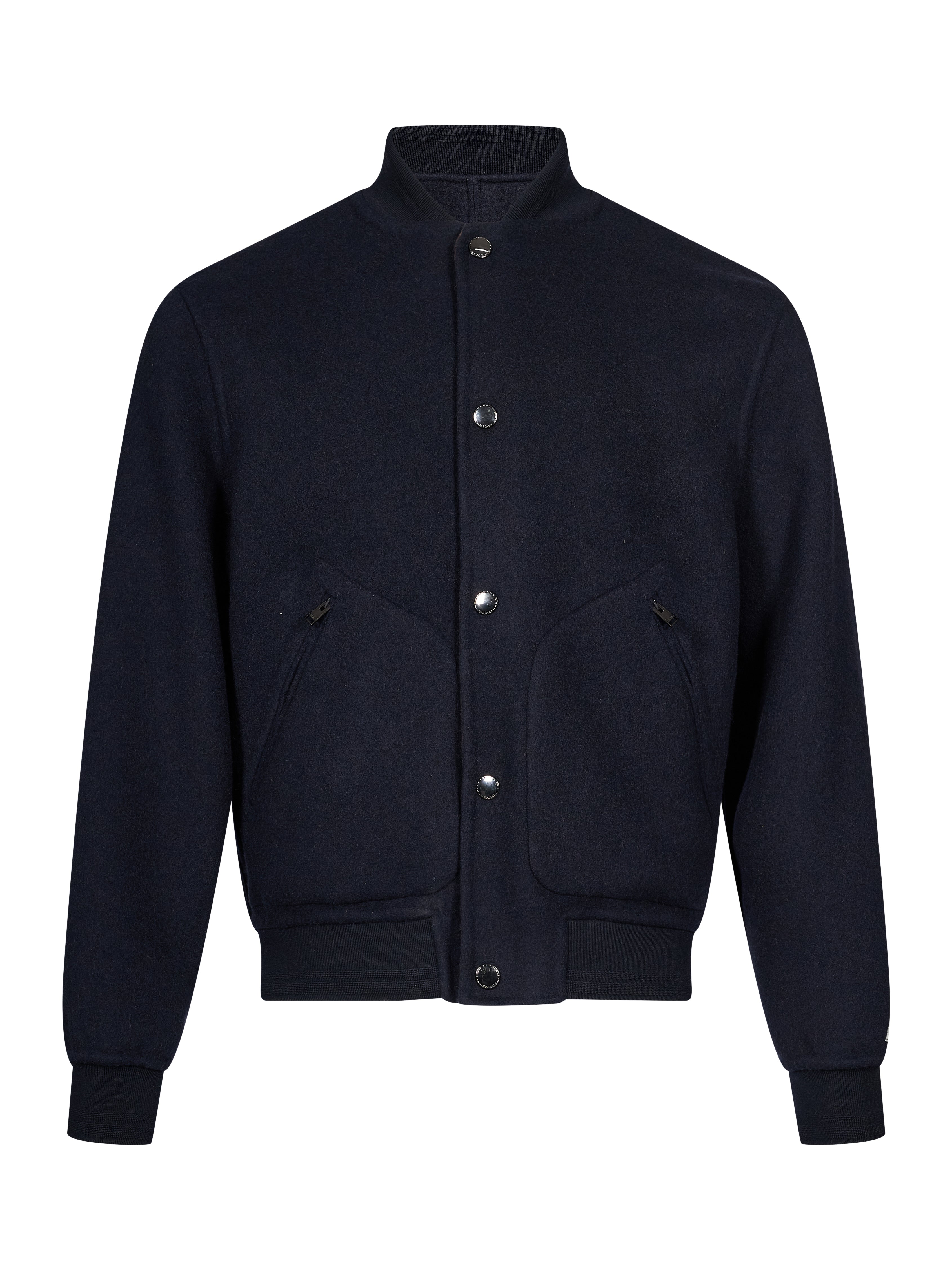 Bomber reversibile in blu 