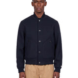 Bomber reversibile in blu 