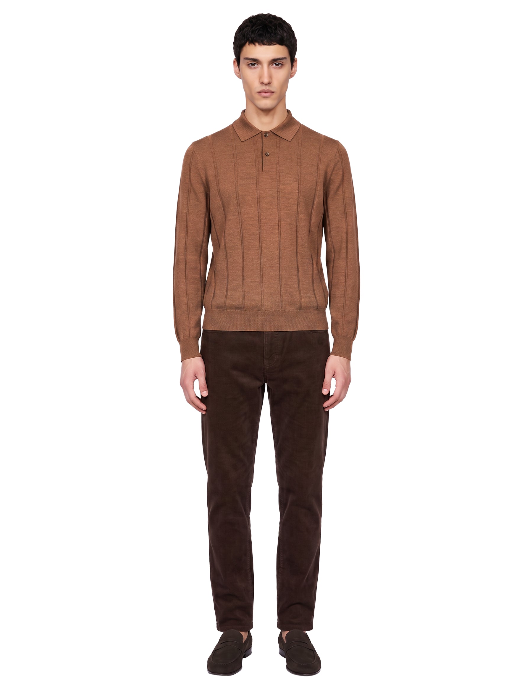 Maglia in lana marrone 