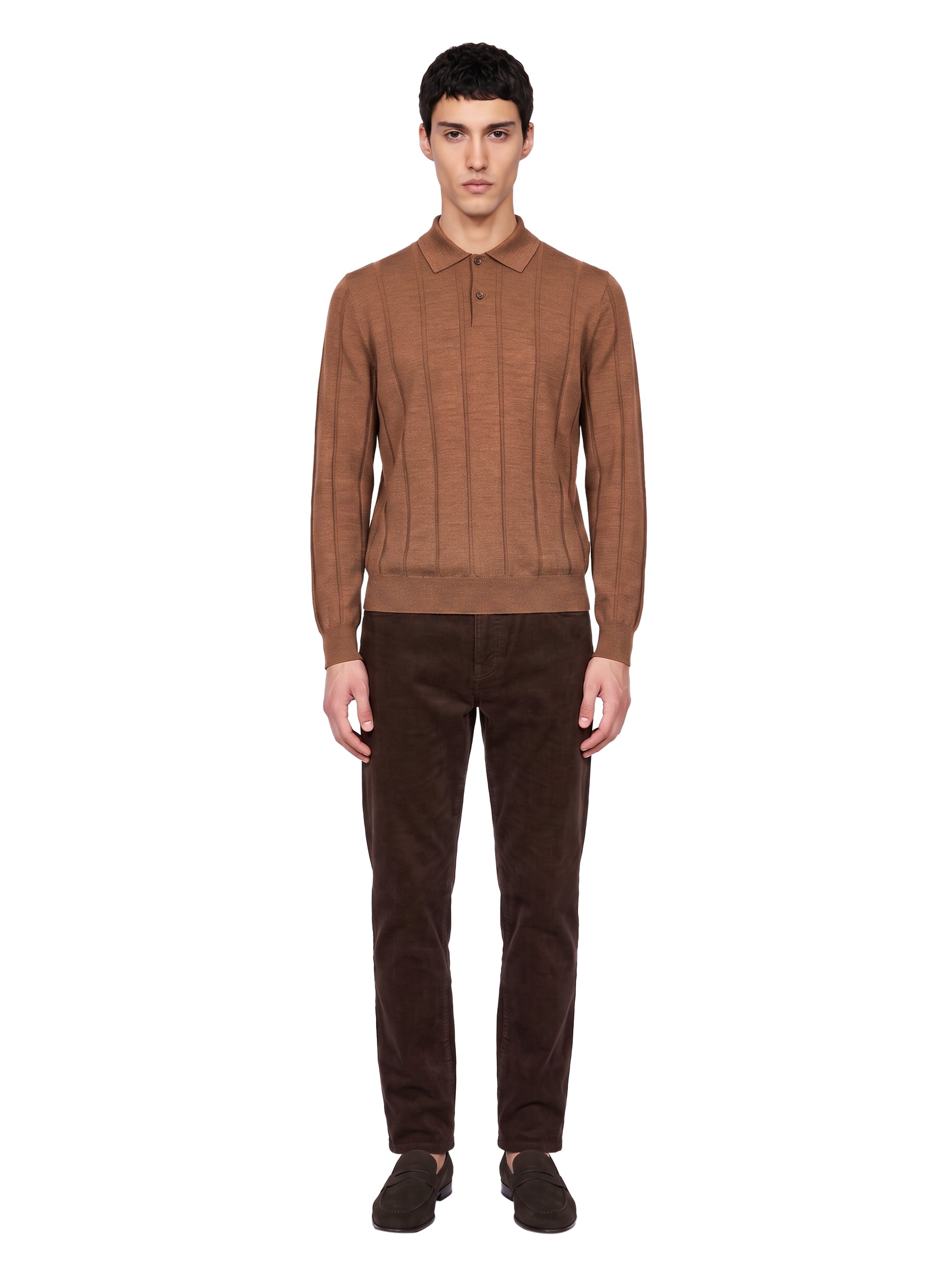 Maglia in lana marrone 