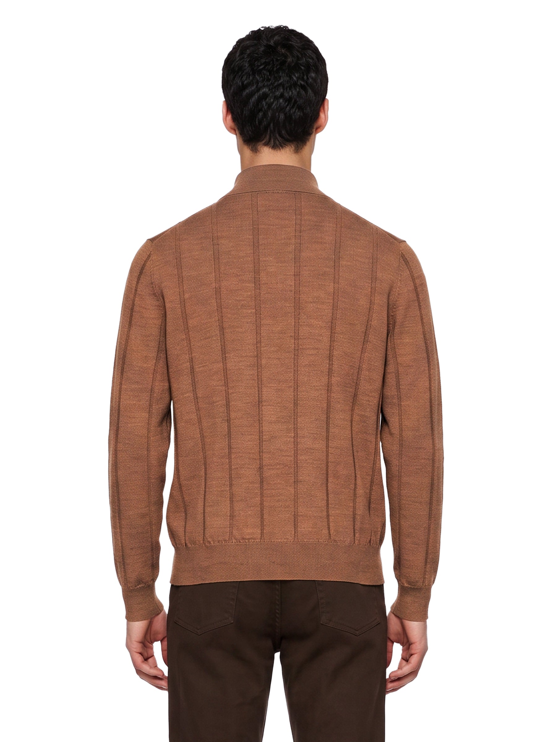 Maglia in lana marrone 