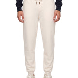 Pantaloni jogger in avorio 