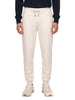 Pantaloni jogger in avorio