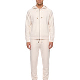 Pantaloni jogger in avorio 