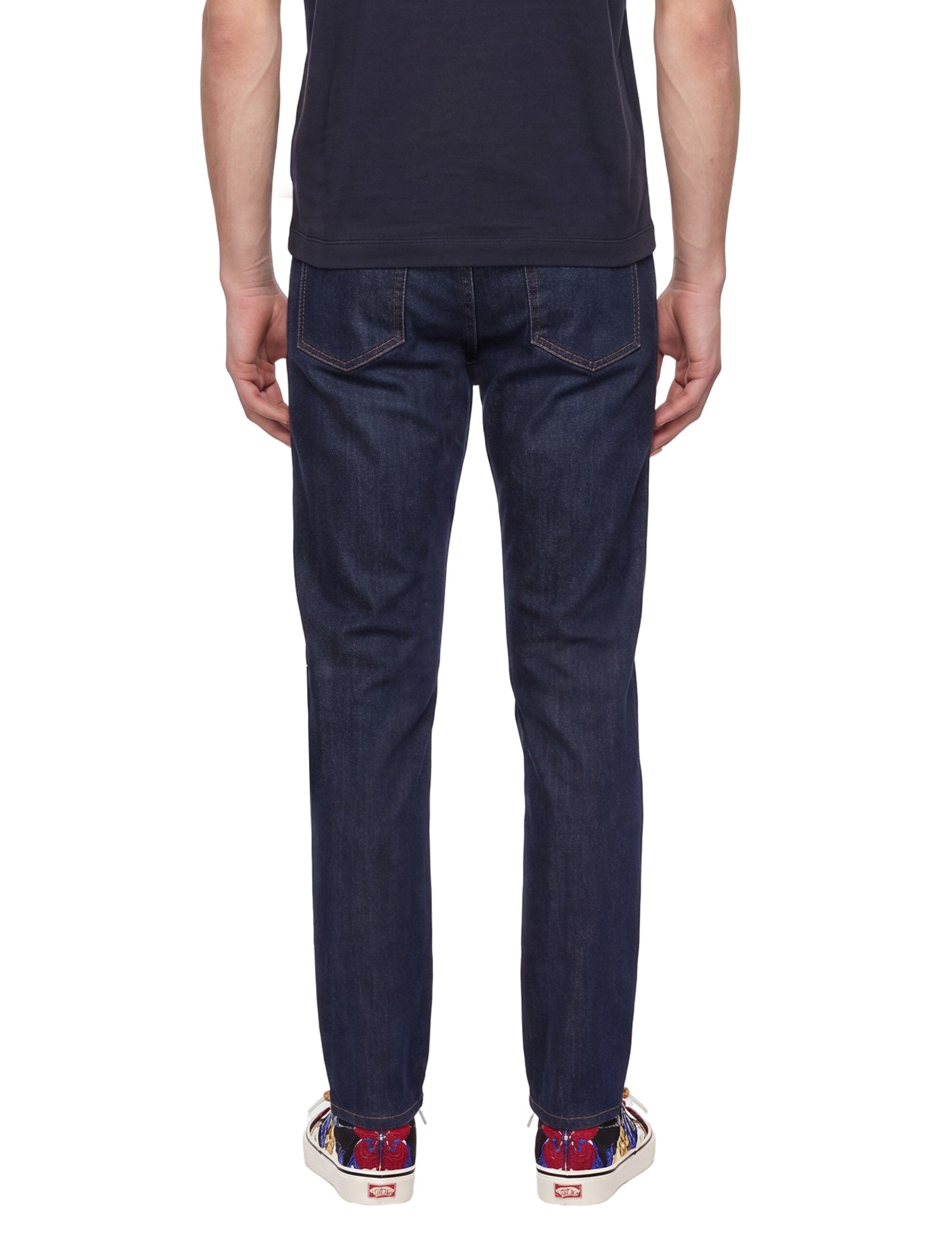 Jeans a gamba dritta in blu 