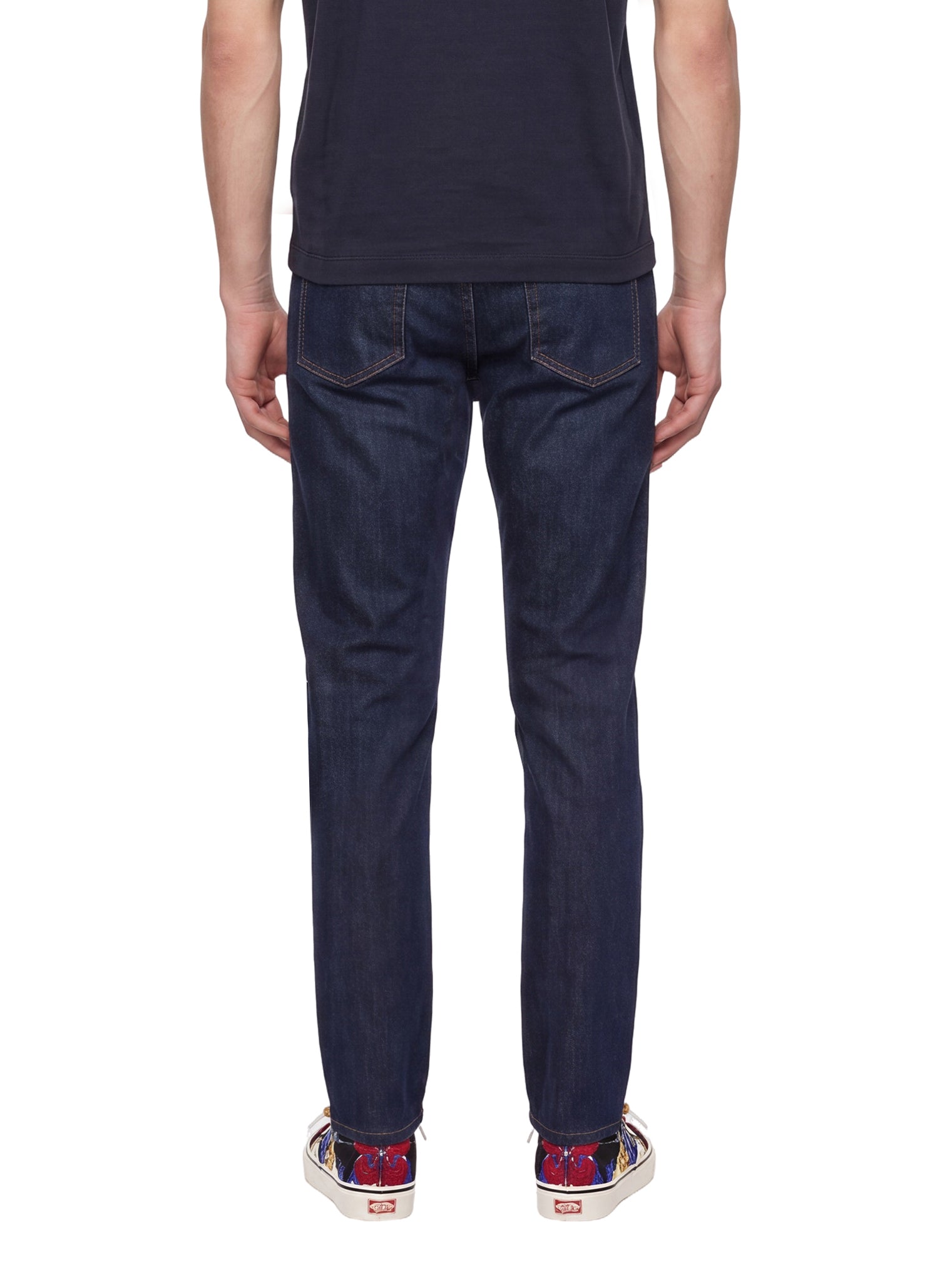 Jeans a gamba dritta in blu 