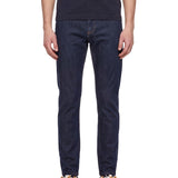 Jeans a gamba dritta in blu 