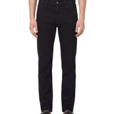 Jeans a gamba dritta in nero 