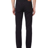 Jeans a gamba dritta in nero 