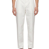 Pantaloni in lana bianco 