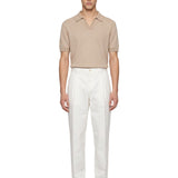Pantaloni in lana bianco 