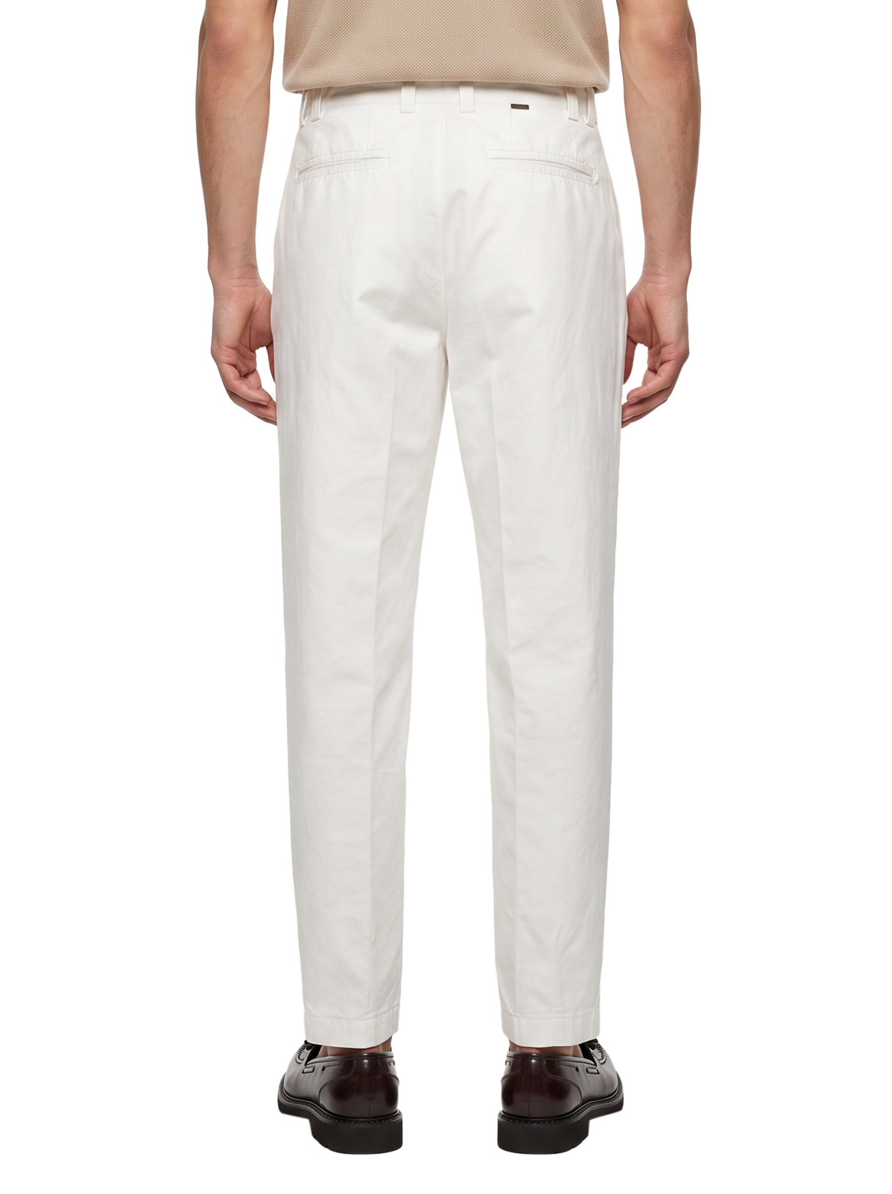 Pantaloni in lana bianco 
