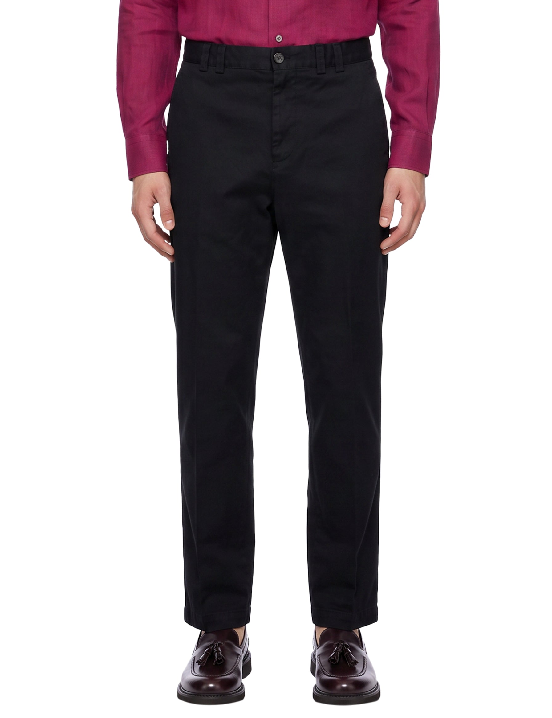 Pantaloni in lana nero 