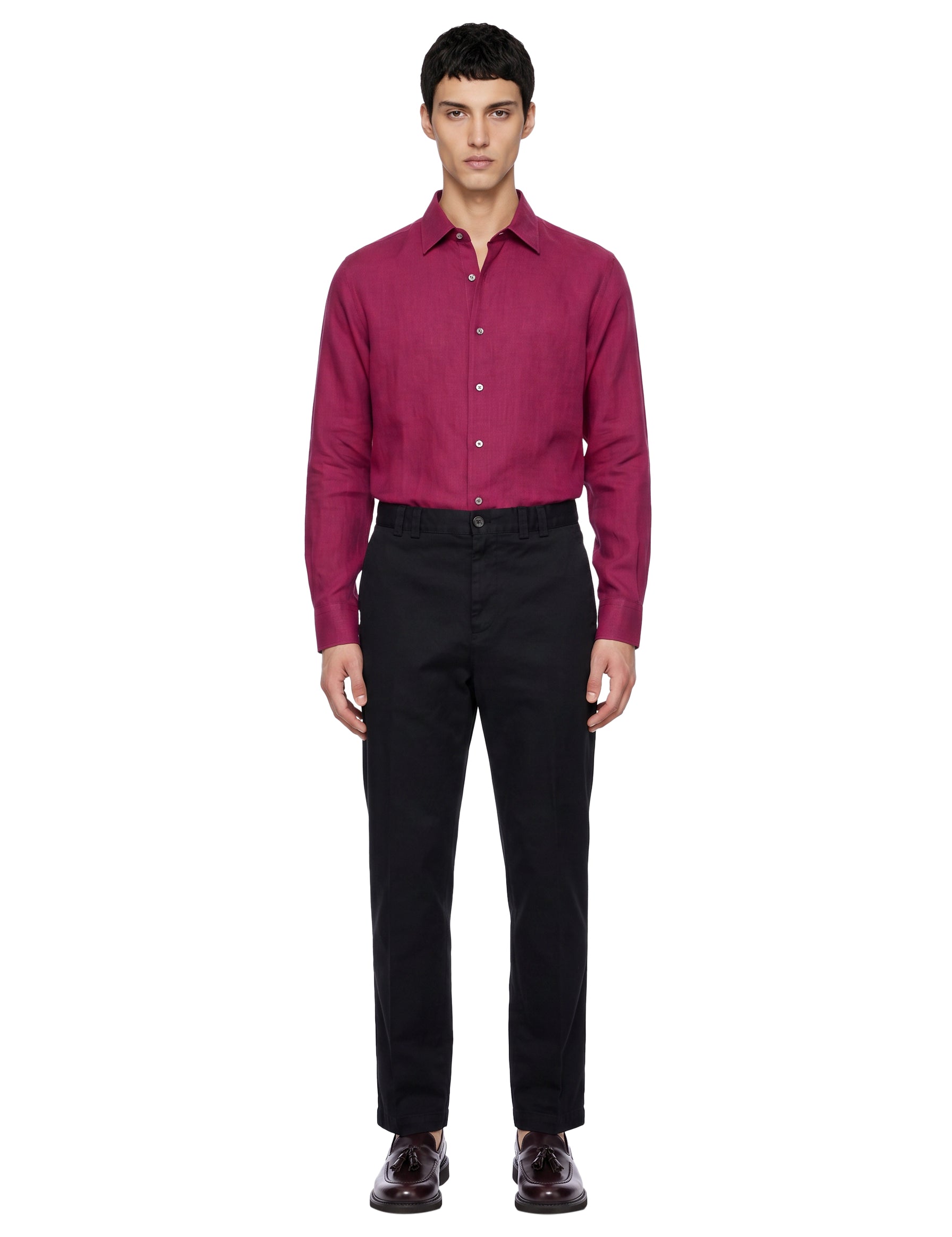 Pantaloni in lana nero 