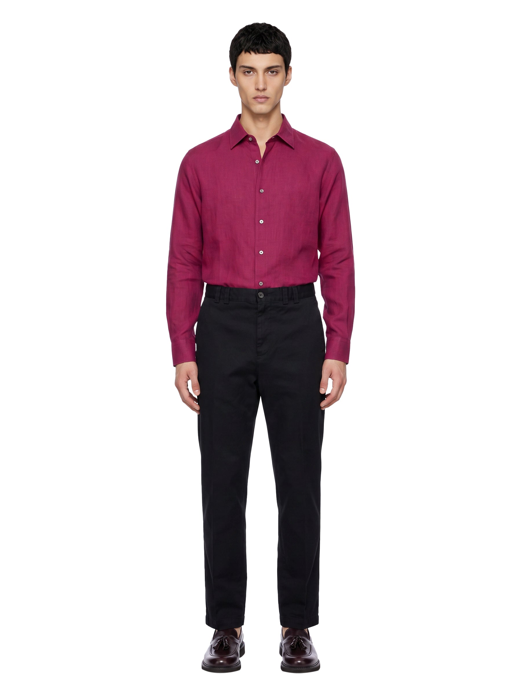 Pantaloni in lana nero 
