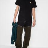 T-shirt Chase con logo in nero 