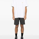 T-shirt Chase con logo in bianco 