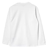 T-shirt Chase con logo in bianco 