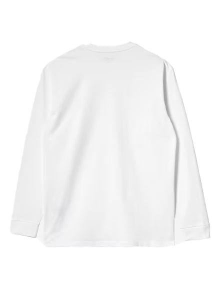 T-shirt Chase con logo in bianco 