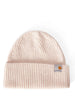 Ivory wool and cashmere beanie